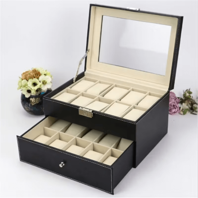 LUXURY 24-SLOT WATCH BOX