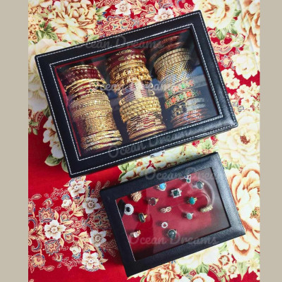 3 line bangle box  (Churi storage box)